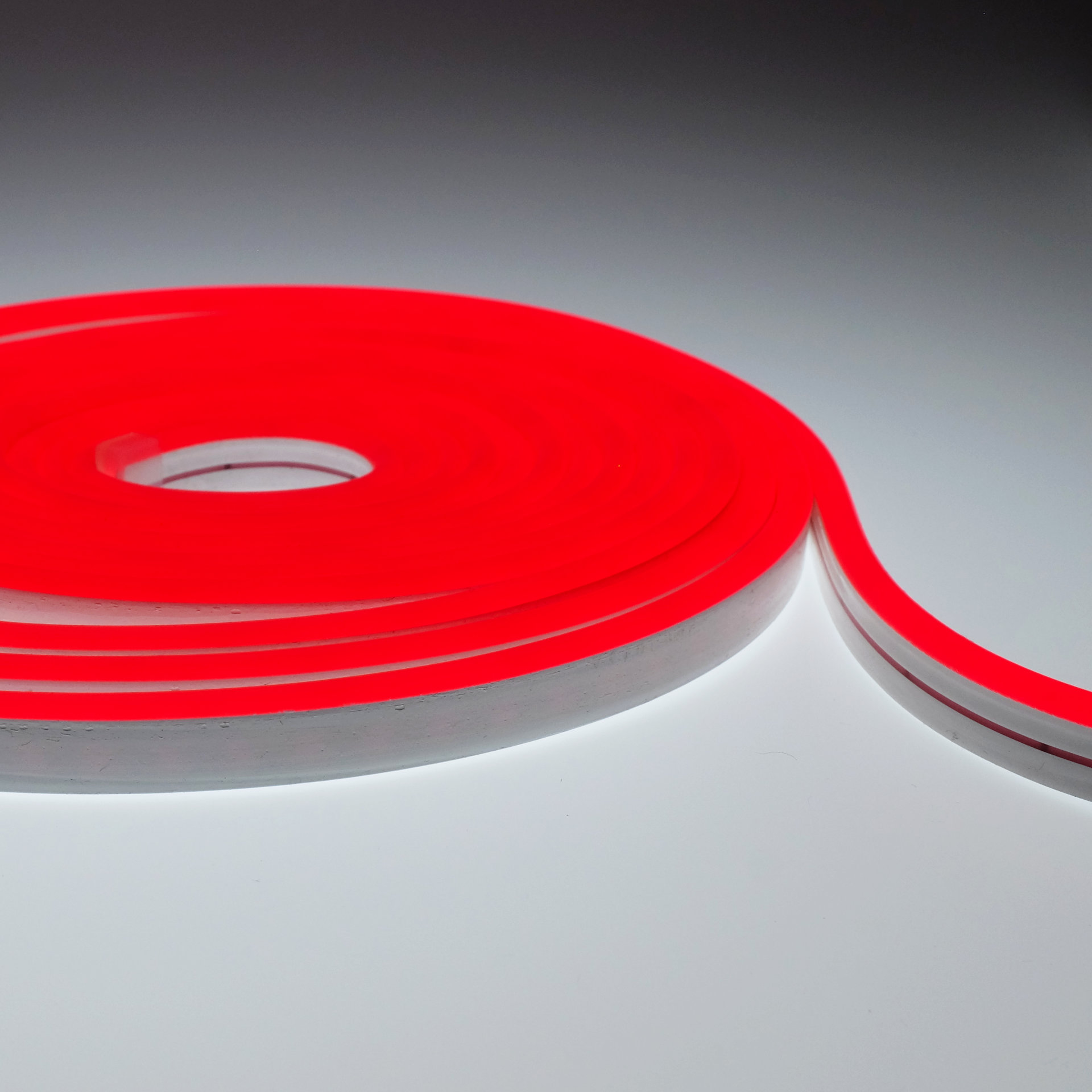 LED Neon Flex Streifen Side Rot 12V 9W/m 120LEDs/m 6x12mm