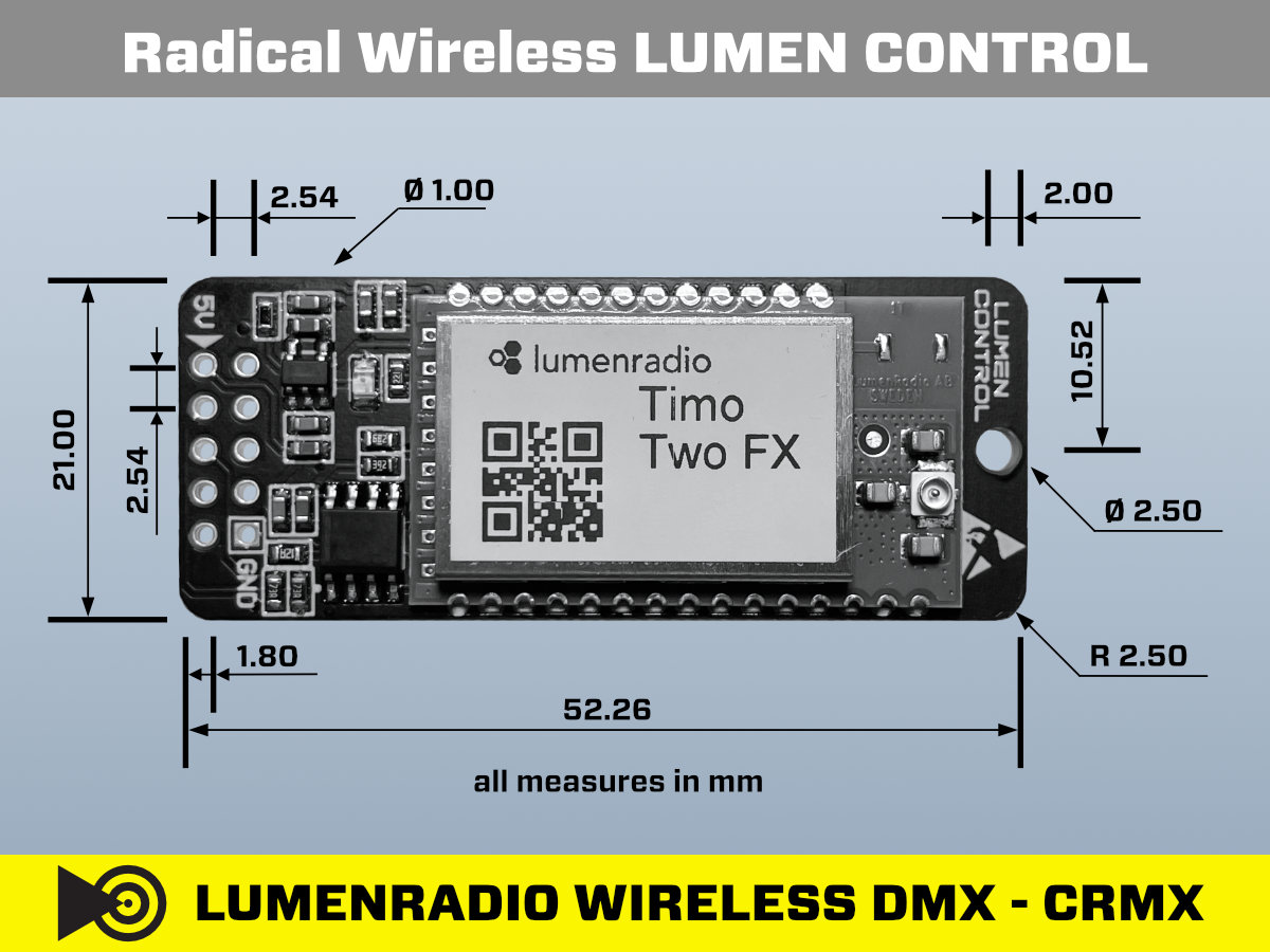 Radical Wireless LUMEN CONTROL TimoTwo CRMX Modul