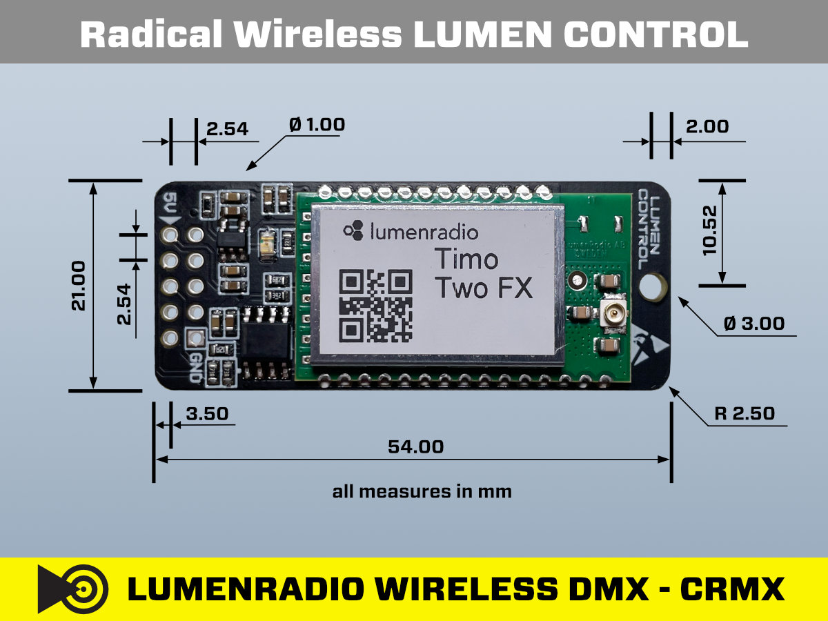 Radical Wireless LUMEN CONTROL TimoTwo CRMX Modul