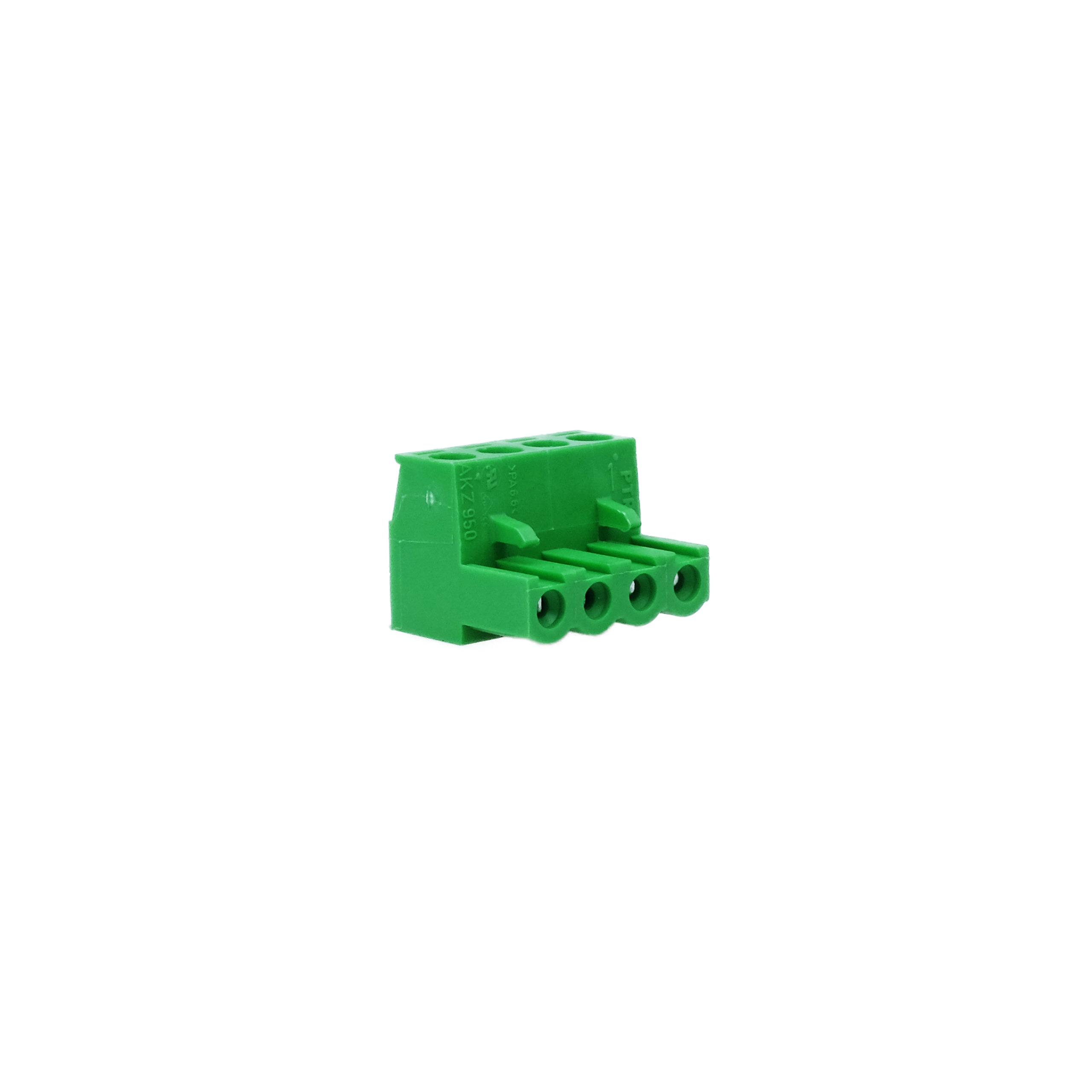 PTR Steckverbinder AKZ950 4pol RM5.08 50950040021F — Frontansicht