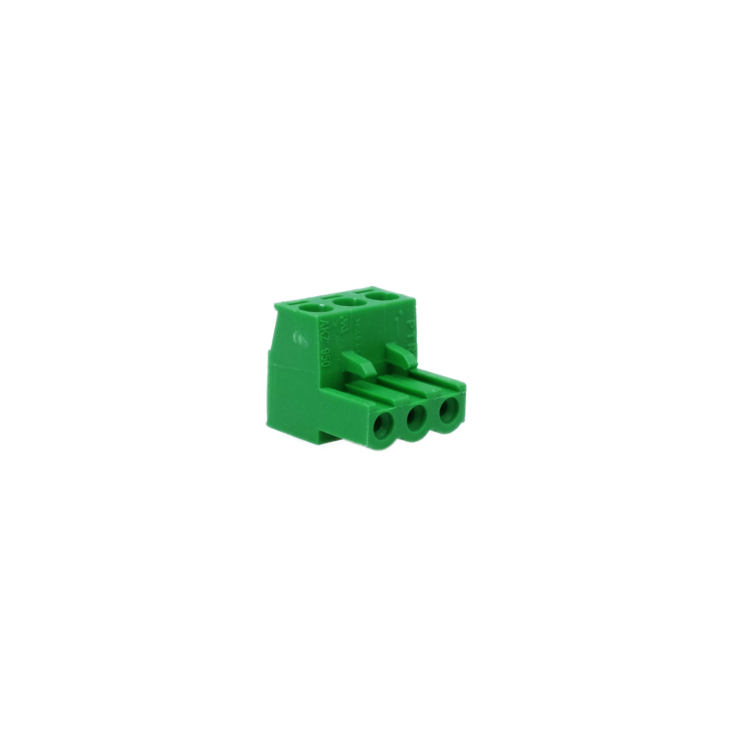 PTR Steckverbinder AKZ950 3pol RM5,08 50950030021F — Frontansicht