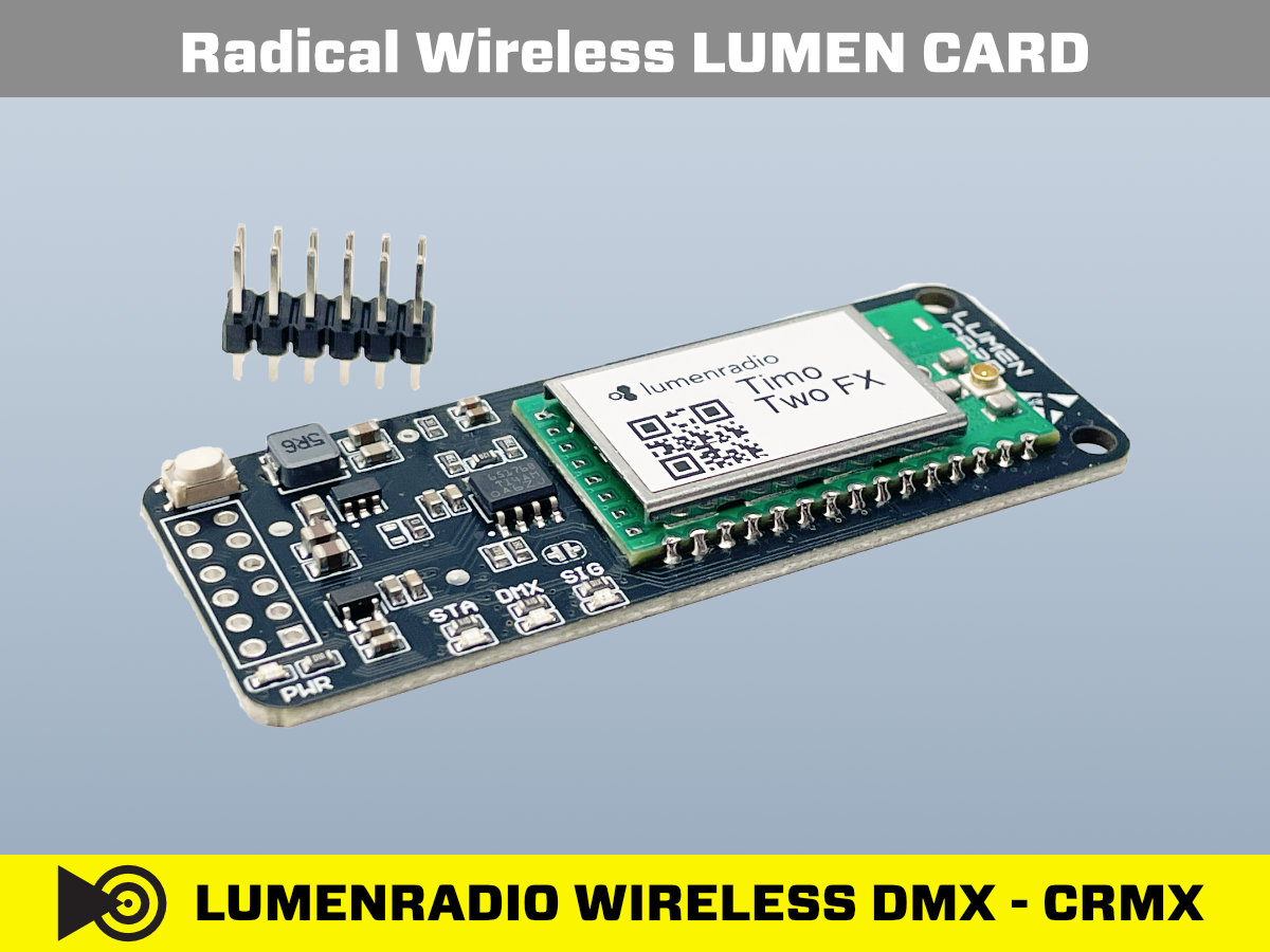 Radical Wireless LUMEN CARD TimoTwo CRMX Modul — Isometrie