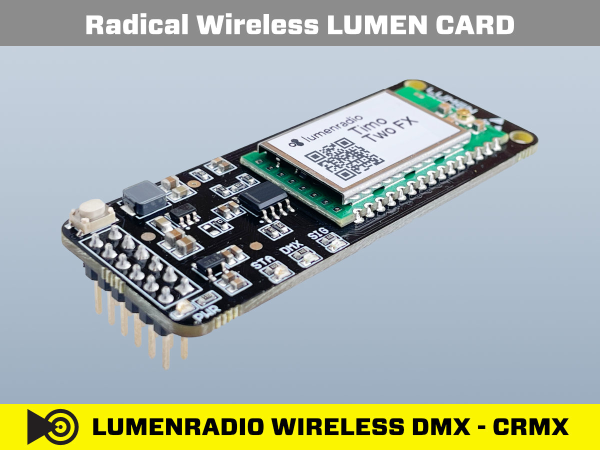 Radical Wireless LUMEN CARD TimoTwo CRMX Modul Header extra