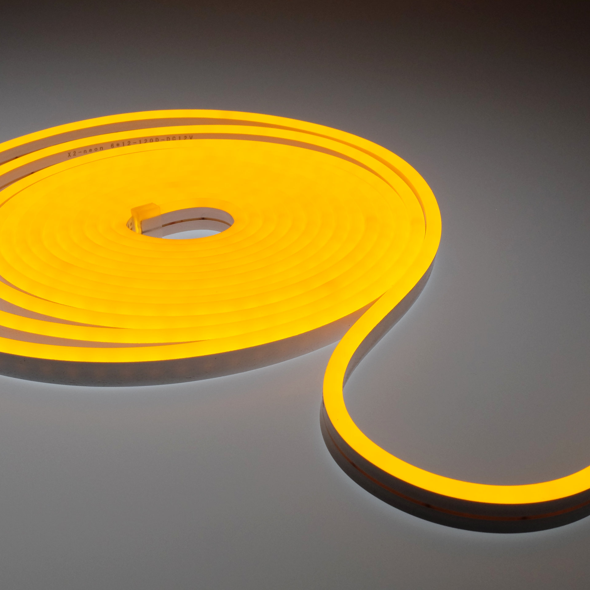 LED Neon Flex Streifen Side Orange/Gelb 12V 9W/m 120LEDs/m 6x12mm